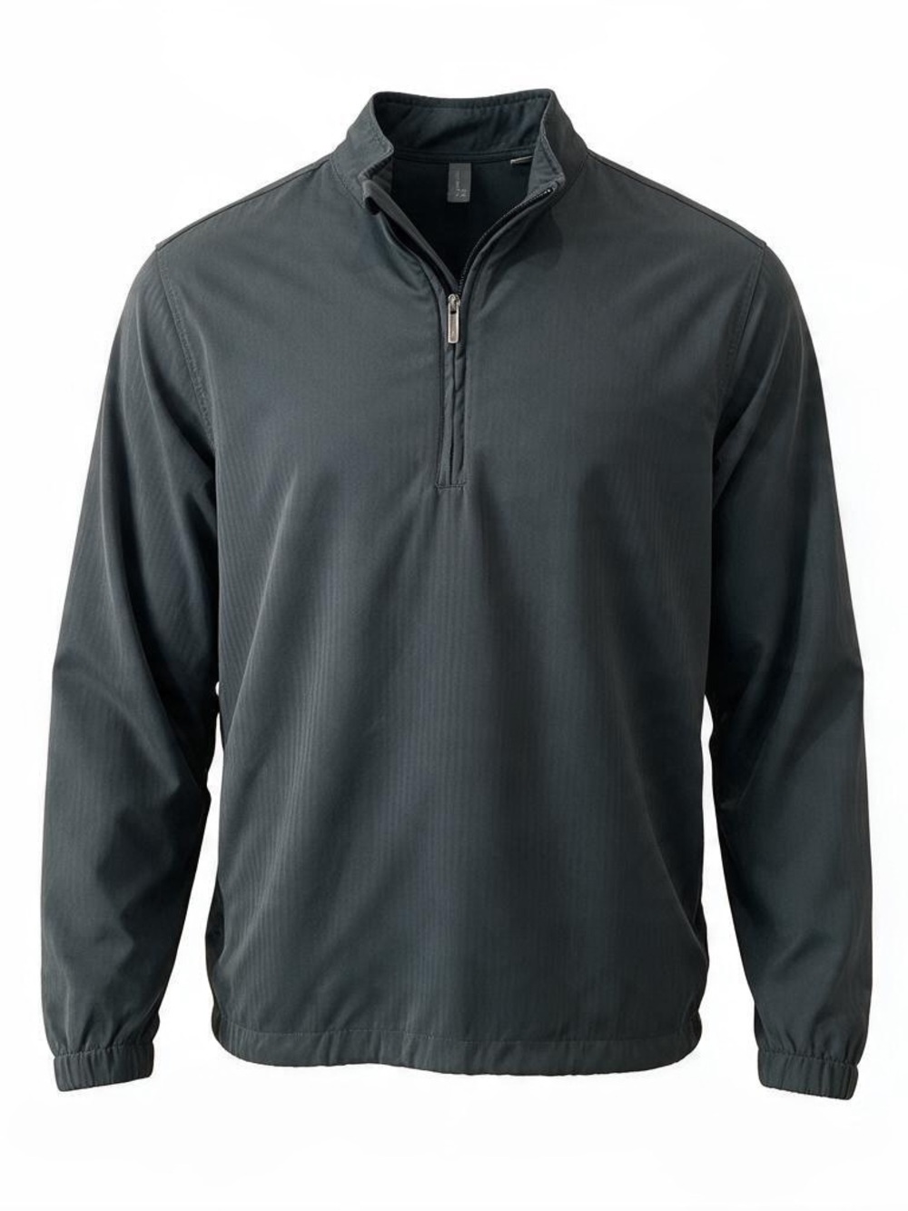 Ashworth 1/4 Zip Golf Pullover Performance Jacket with Grey Stripes